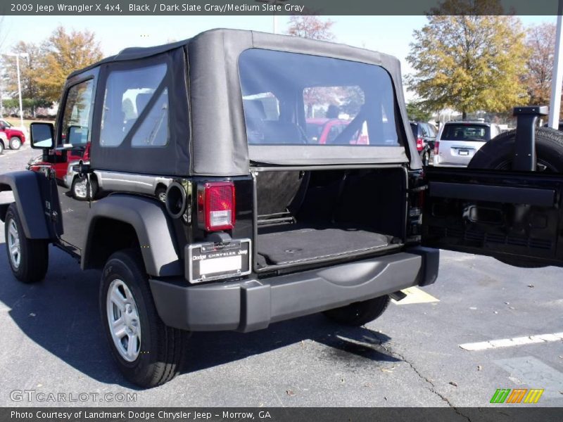 Black / Dark Slate Gray/Medium Slate Gray 2009 Jeep Wrangler X 4x4