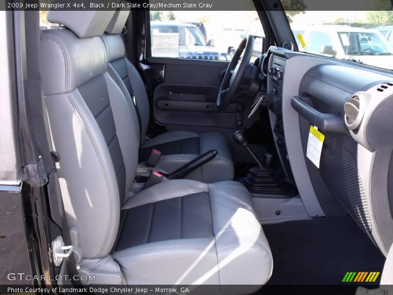 Black / Dark Slate Gray/Medium Slate Gray 2009 Jeep Wrangler X 4x4