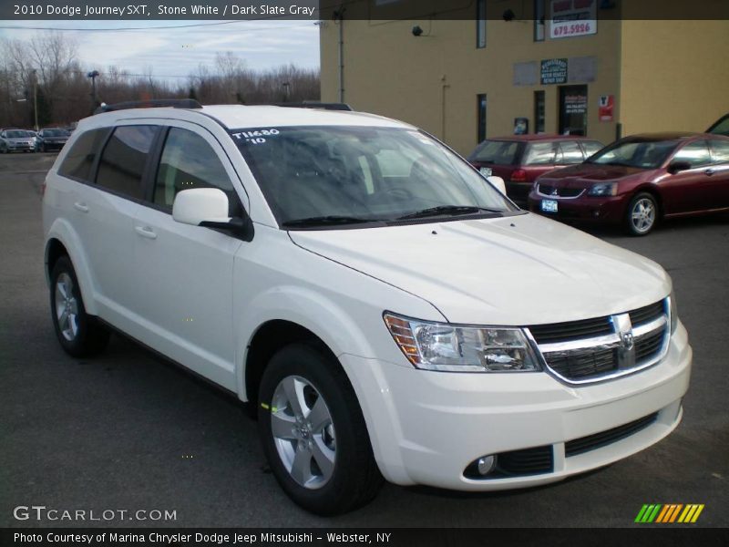 Stone White / Dark Slate Gray 2010 Dodge Journey SXT