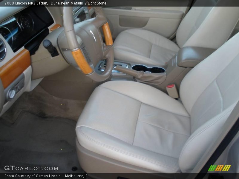 Dune Pearl Metallic / Light Stone 2008 Lincoln MKZ Sedan