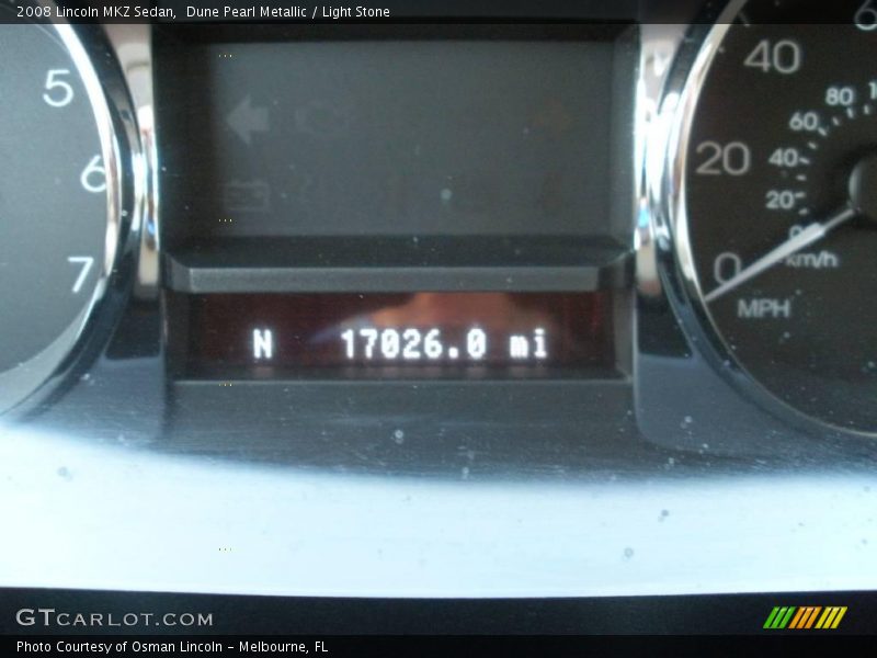 Dune Pearl Metallic / Light Stone 2008 Lincoln MKZ Sedan