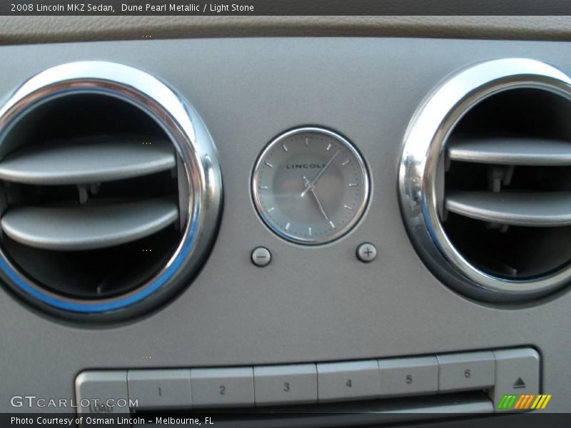 Dune Pearl Metallic / Light Stone 2008 Lincoln MKZ Sedan