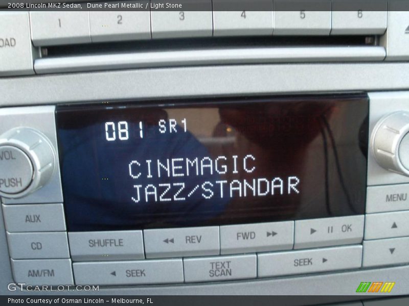Dune Pearl Metallic / Light Stone 2008 Lincoln MKZ Sedan