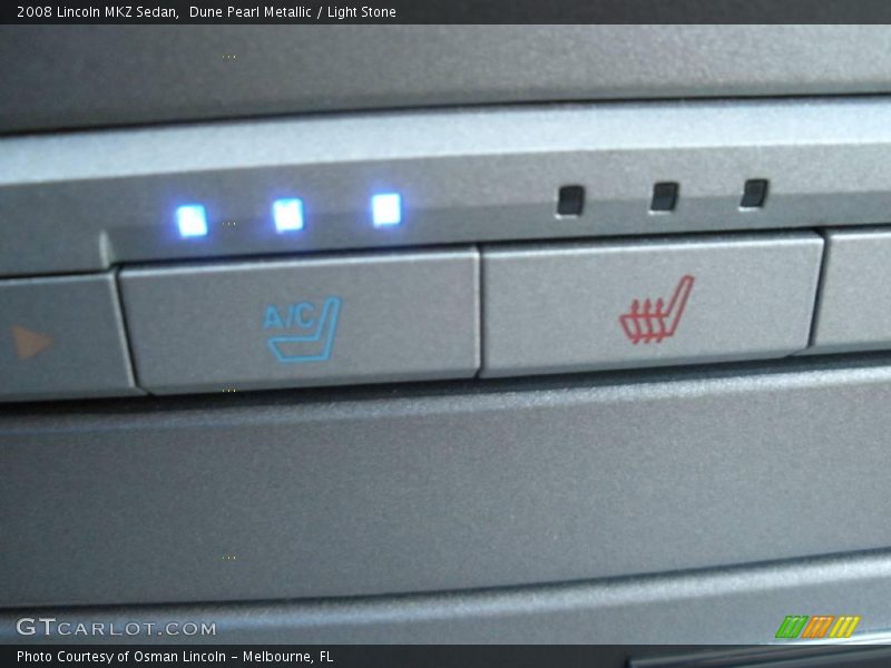 Dune Pearl Metallic / Light Stone 2008 Lincoln MKZ Sedan