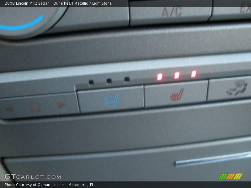 Dune Pearl Metallic / Light Stone 2008 Lincoln MKZ Sedan
