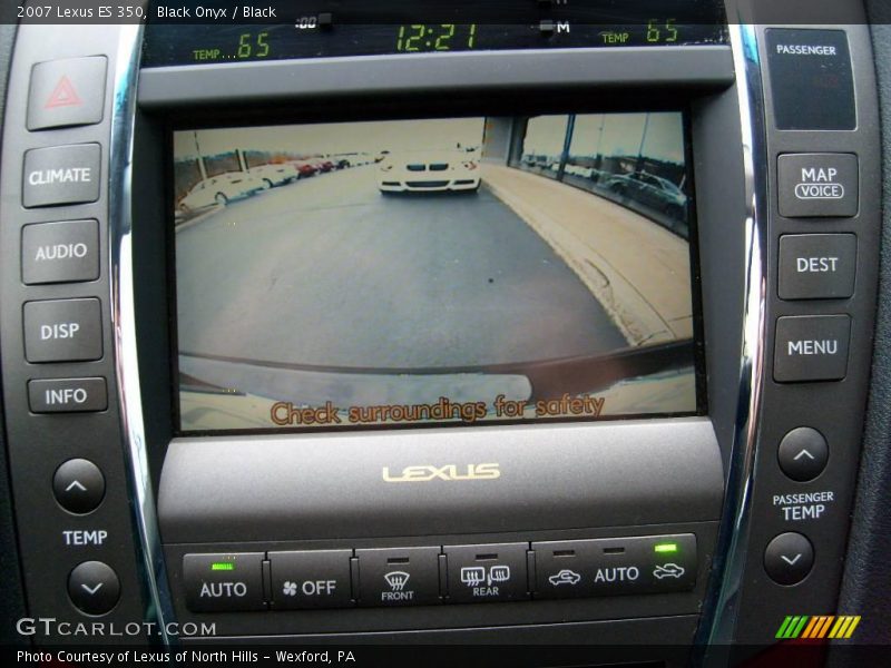 Black Onyx / Black 2007 Lexus ES 350