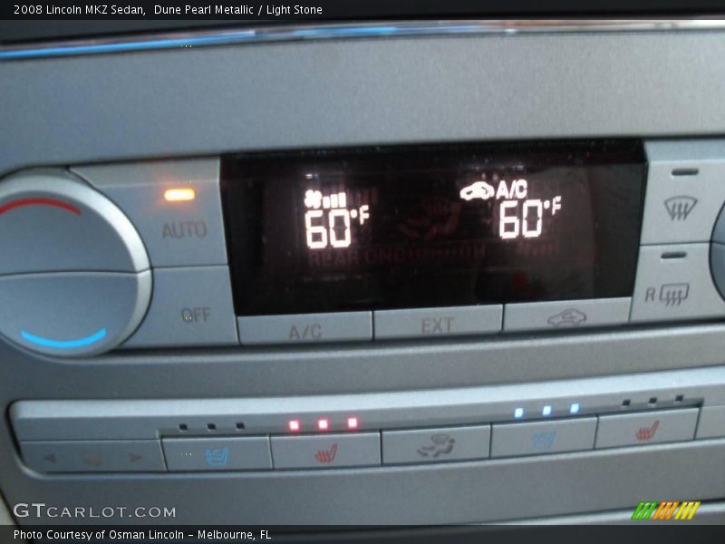 Dune Pearl Metallic / Light Stone 2008 Lincoln MKZ Sedan