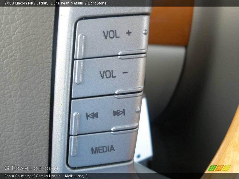 Dune Pearl Metallic / Light Stone 2008 Lincoln MKZ Sedan