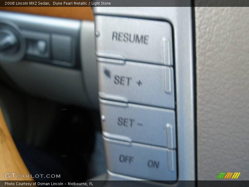 Dune Pearl Metallic / Light Stone 2008 Lincoln MKZ Sedan