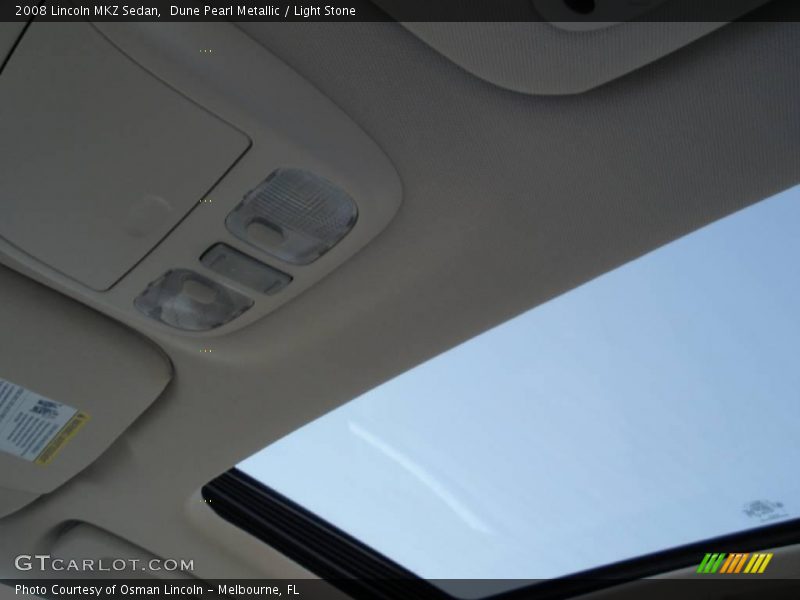 Dune Pearl Metallic / Light Stone 2008 Lincoln MKZ Sedan