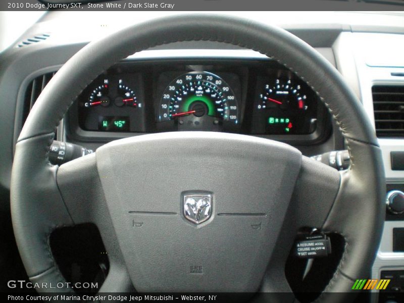 Stone White / Dark Slate Gray 2010 Dodge Journey SXT