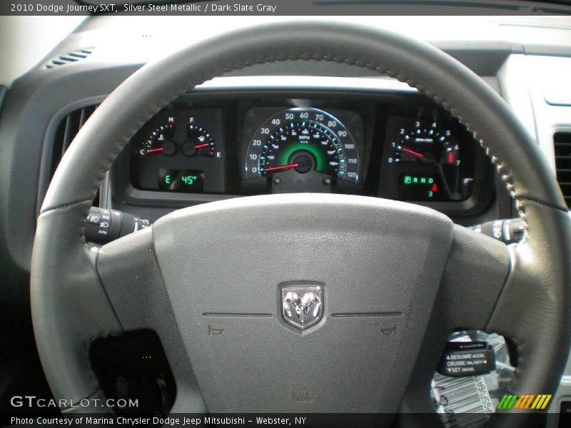 Silver Steel Metallic / Dark Slate Gray 2010 Dodge Journey SXT