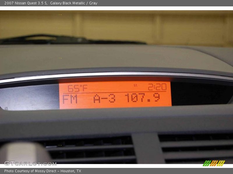 Galaxy Black Metallic / Gray 2007 Nissan Quest 3.5 S