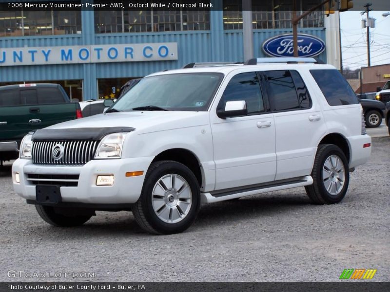 Oxford White / Charcoal Black 2006 Mercury Mountaineer Premier AWD