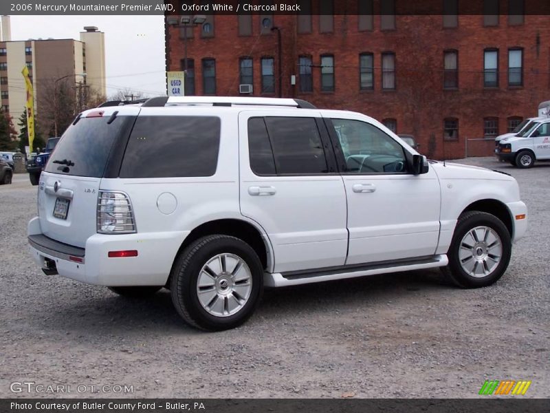 Oxford White / Charcoal Black 2006 Mercury Mountaineer Premier AWD