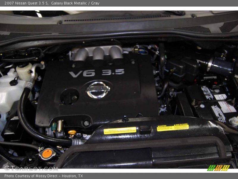 Galaxy Black Metallic / Gray 2007 Nissan Quest 3.5 S