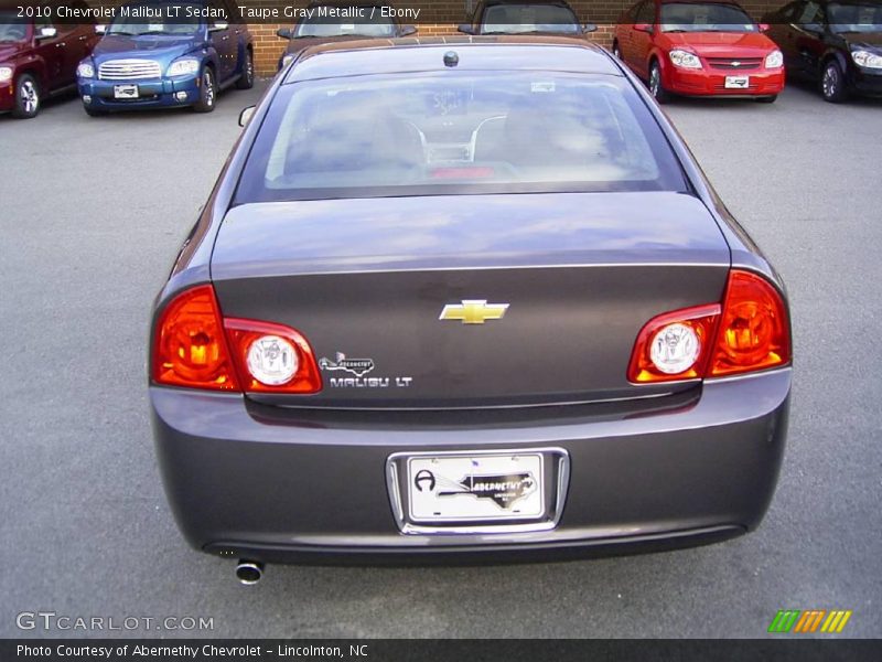 Taupe Gray Metallic / Ebony 2010 Chevrolet Malibu LT Sedan