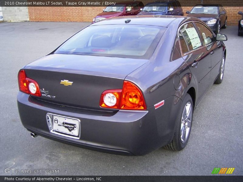 Taupe Gray Metallic / Ebony 2010 Chevrolet Malibu LT Sedan