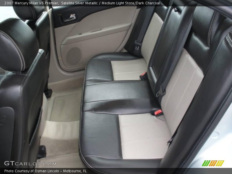 Satellite Silver Metallic / Medium Light Stone/Dark Charcoal 2007 Mercury Milan V6 Premier