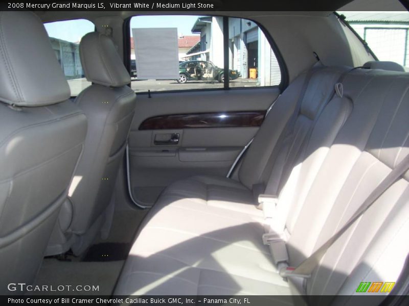 Vibrant White / Medium Light Stone 2008 Mercury Grand Marquis LS