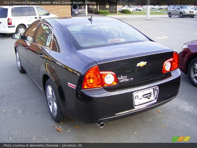 Black Granite Metallic / Ebony 2010 Chevrolet Malibu LT Sedan