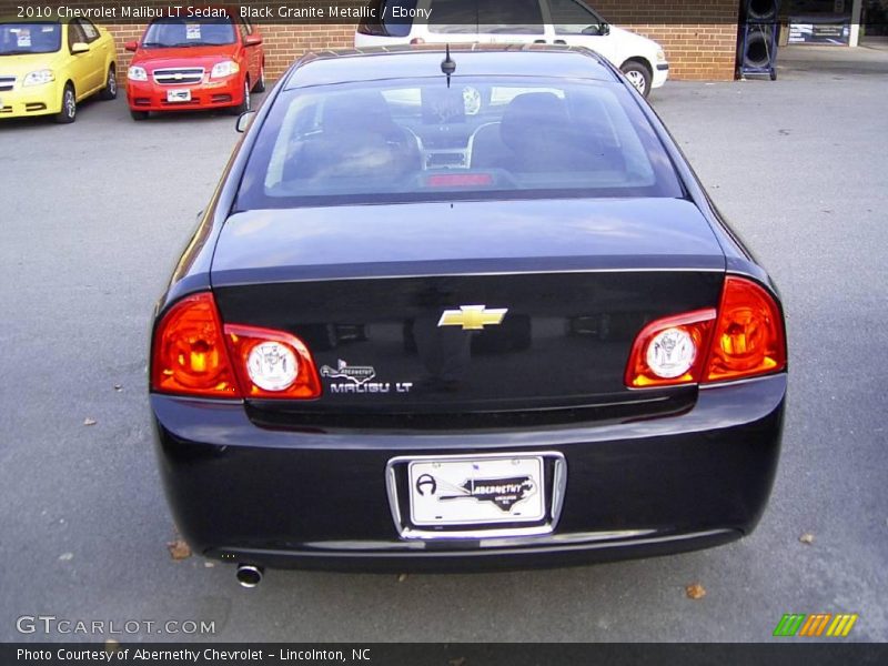 Black Granite Metallic / Ebony 2010 Chevrolet Malibu LT Sedan