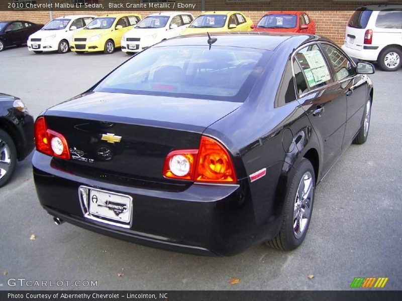 Black Granite Metallic / Ebony 2010 Chevrolet Malibu LT Sedan