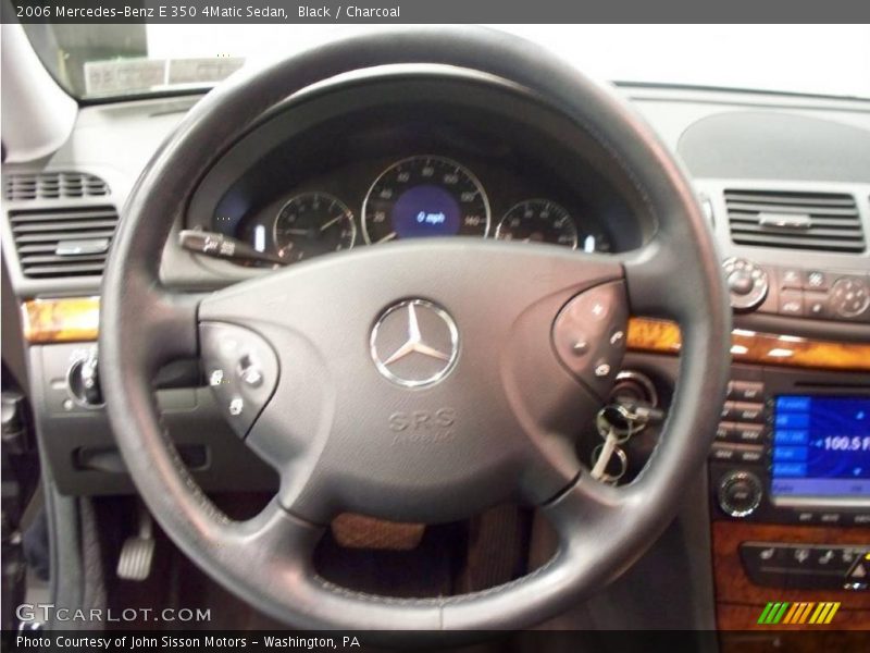 Black / Charcoal 2006 Mercedes-Benz E 350 4Matic Sedan