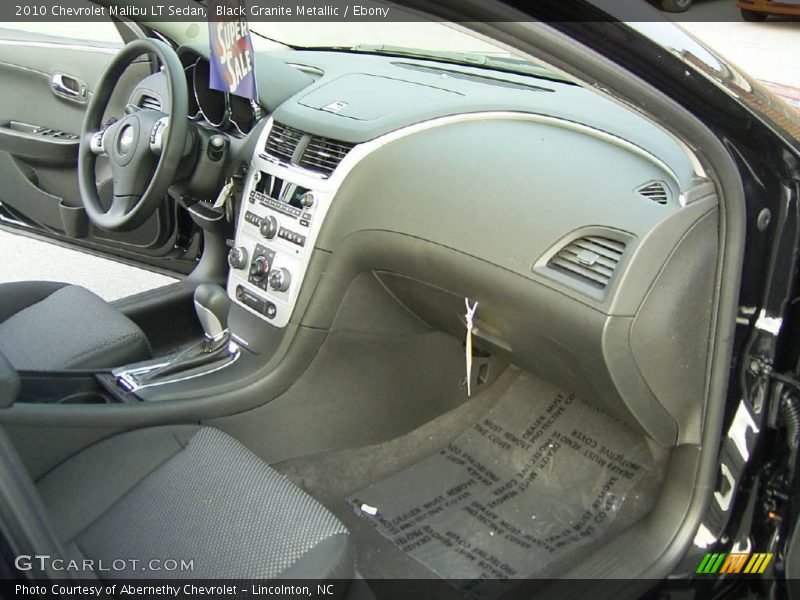 Black Granite Metallic / Ebony 2010 Chevrolet Malibu LT Sedan