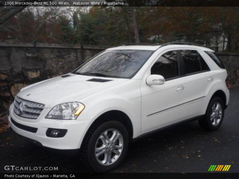 Alabaster White / Macadamia 2006 Mercedes-Benz ML 500 4Matic