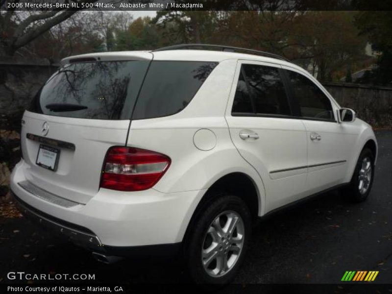 Alabaster White / Macadamia 2006 Mercedes-Benz ML 500 4Matic