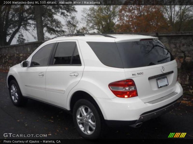 Alabaster White / Macadamia 2006 Mercedes-Benz ML 500 4Matic