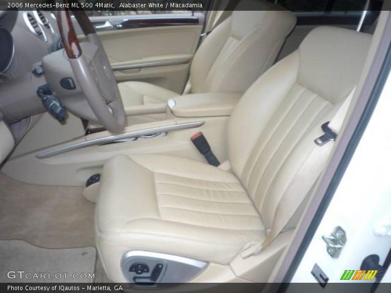 Alabaster White / Macadamia 2006 Mercedes-Benz ML 500 4Matic