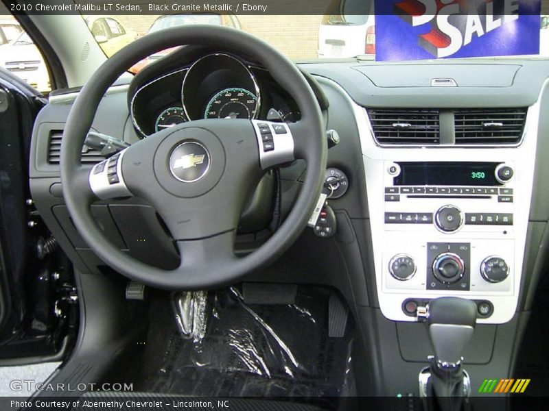 Black Granite Metallic / Ebony 2010 Chevrolet Malibu LT Sedan