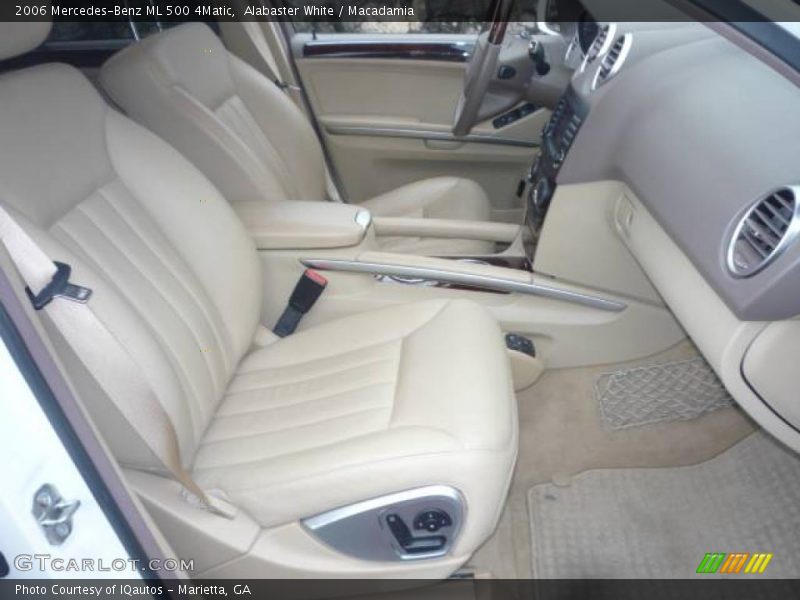 Alabaster White / Macadamia 2006 Mercedes-Benz ML 500 4Matic