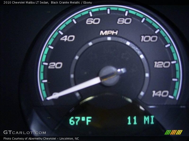 Black Granite Metallic / Ebony 2010 Chevrolet Malibu LT Sedan