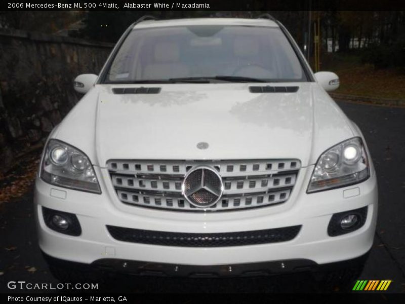 Alabaster White / Macadamia 2006 Mercedes-Benz ML 500 4Matic