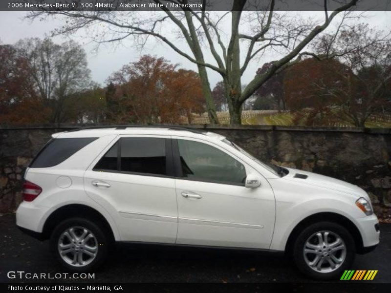Alabaster White / Macadamia 2006 Mercedes-Benz ML 500 4Matic