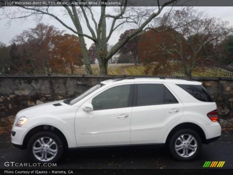 Alabaster White / Macadamia 2006 Mercedes-Benz ML 500 4Matic