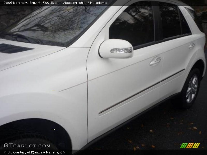 Alabaster White / Macadamia 2006 Mercedes-Benz ML 500 4Matic