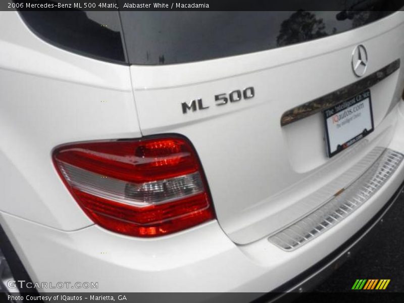 Alabaster White / Macadamia 2006 Mercedes-Benz ML 500 4Matic