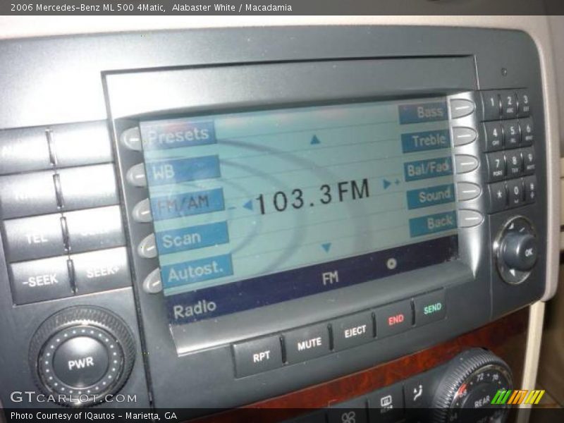 Alabaster White / Macadamia 2006 Mercedes-Benz ML 500 4Matic