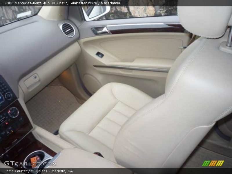 Alabaster White / Macadamia 2006 Mercedes-Benz ML 500 4Matic