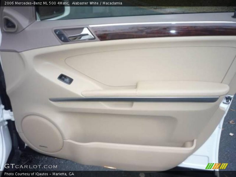 Alabaster White / Macadamia 2006 Mercedes-Benz ML 500 4Matic