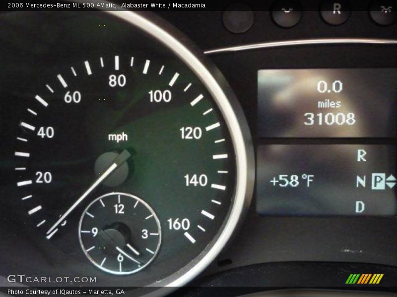 Alabaster White / Macadamia 2006 Mercedes-Benz ML 500 4Matic