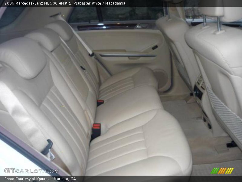 Alabaster White / Macadamia 2006 Mercedes-Benz ML 500 4Matic