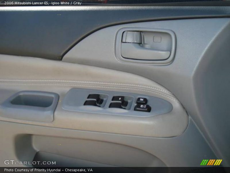 Igloo White / Gray 2006 Mitsubishi Lancer ES