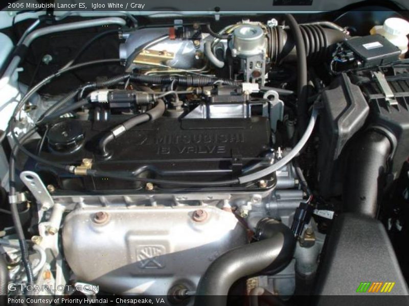 Igloo White / Gray 2006 Mitsubishi Lancer ES