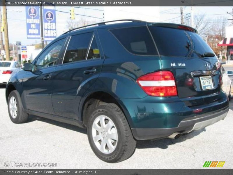Everest Green Metallic / Macadamia 2006 Mercedes-Benz ML 350 4Matic