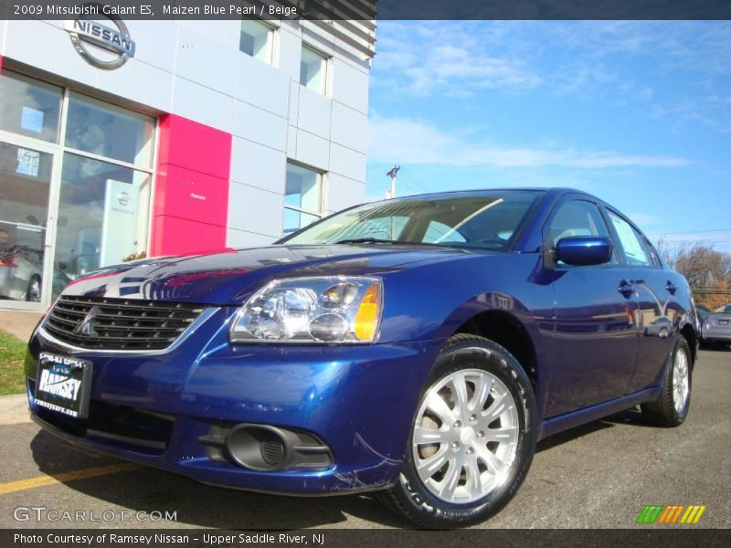 Maizen Blue Pearl / Beige 2009 Mitsubishi Galant ES